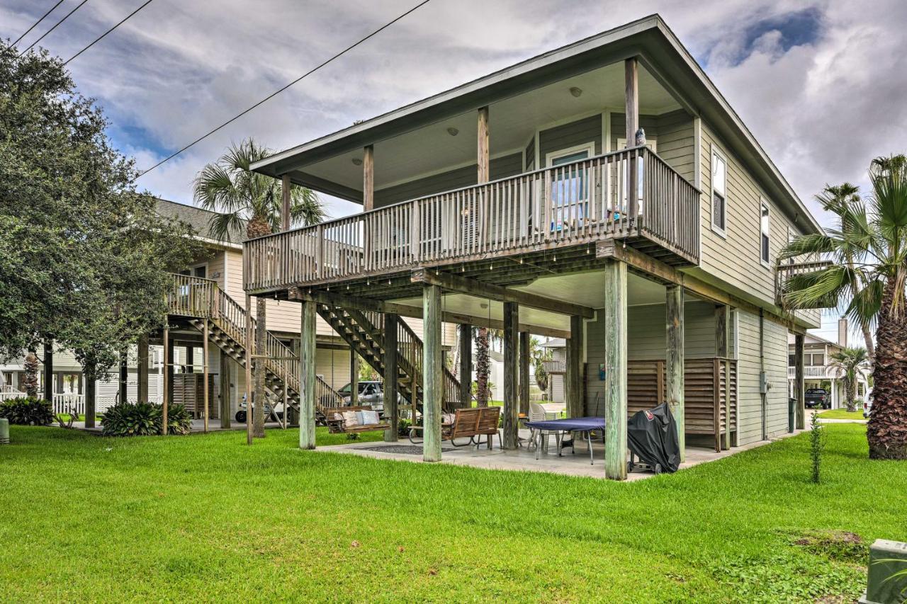 Salty Dog Galveston House Less Than 1 Mi To Beach! Villa Exterior foto